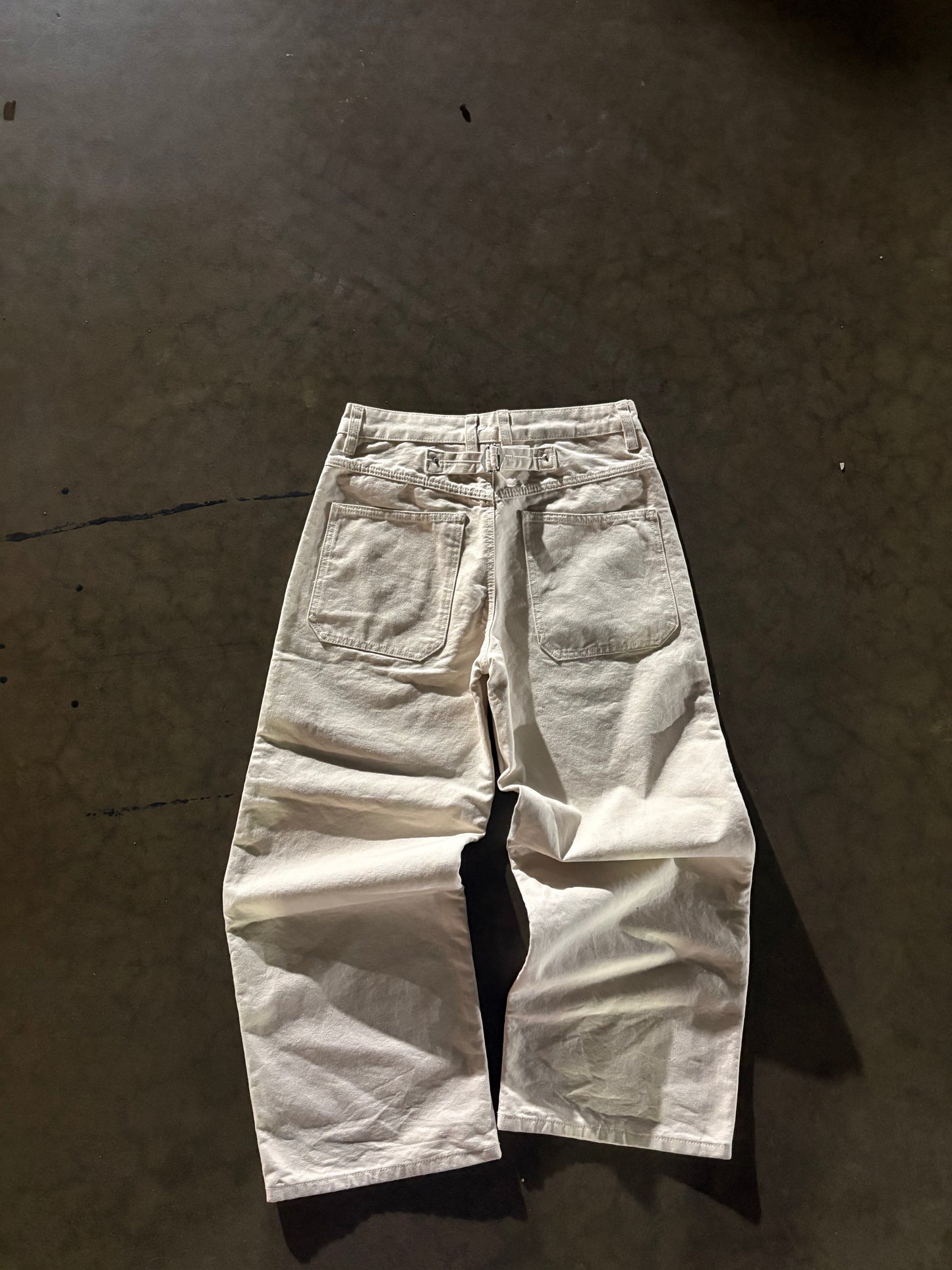 "Ivory" canvas pant